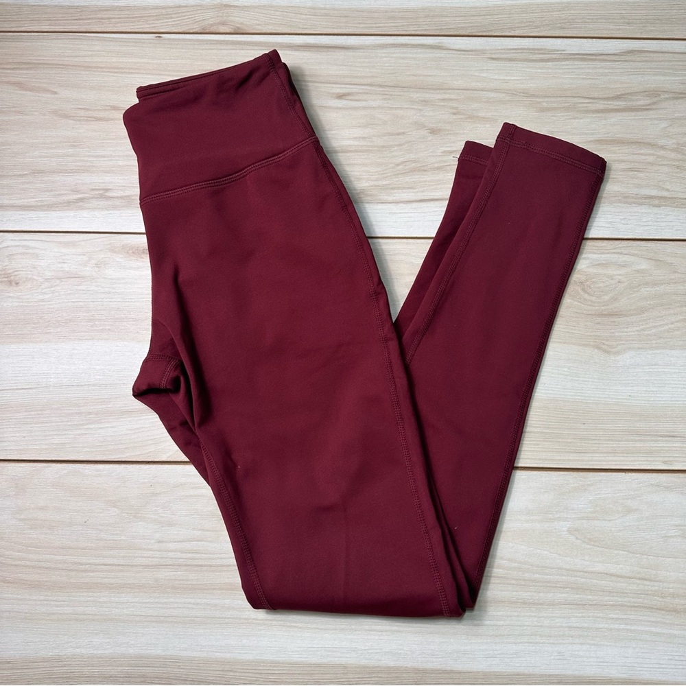 NWT Baleaf Burgundy legging  inside pocket size extra‎ small